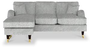 Prescott Herringbone Weave Chaise Sofas | 3 Seater Couch | Roseland