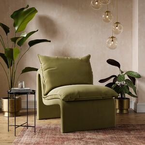 Rayner Velvet Accent Chair Olive