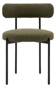 Set of 2 Mesa Dining Chairs, Fabric Green