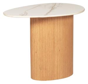 Elkhorn Ceramic Oval Lamp Table In Sand