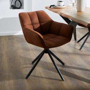 Henson Swivel Dining Chair, Porter Suede Tan