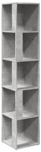Corner Cabinet Concrete Grey 33x33x164.5 cm Engineered Wood