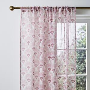 Isabella Voile Panel Pink