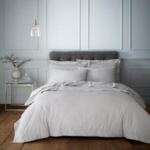 Hotel 230 Thread Count Cotton Percale Duvet Cover Grey Grey