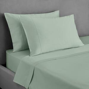 Dorma Egyptian Cotton 400 Thread Count Percale Standard Pillowcase Light Green