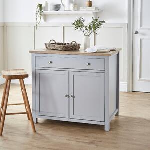 Olney Kitchen Island, Grey Grey