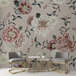 Vintage Floral Wall Mural