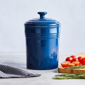 Ceramic 23cm Storage Jar Blue