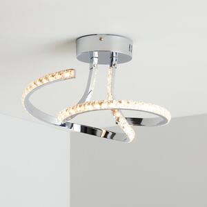 Orion Integrated LED Chrome Ceiling Fitting Chrome