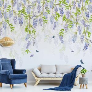 Whispering Wisteria Wall Mural