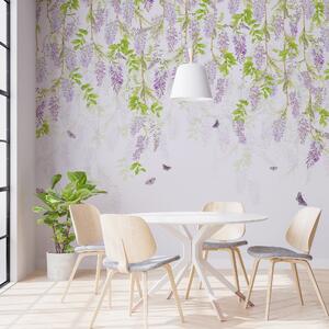 Whispering Wisteria Wall Mural