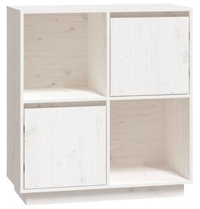 Sideboard White 74x35x80 cm Solid Wood Pine