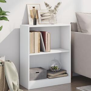 Bookshelf White 60x24x76 cm Engineered Wood