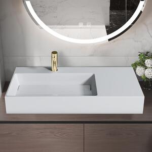 Conglomerate washbasin Archi 90 CM White