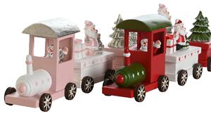 Christmas bauble DKD Home Decor Red Green 35,5 x 5 x 8,8 cm (2 Units)