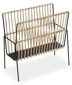 Magazine rack Versa Metal Resin MDF Wood 19 x 35,5 x 36 cm