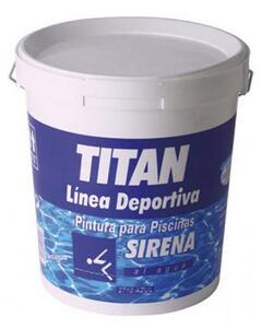 Acrylic paint Titan Sirena 183271004 Blue Pool Matt 4 L