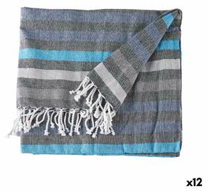 Multipurpose throw 160 x 200 cm Blue (12 Units)