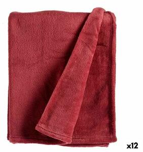 Blanket Dark pink 125 x 0,5 x 150 cm (12 Units)