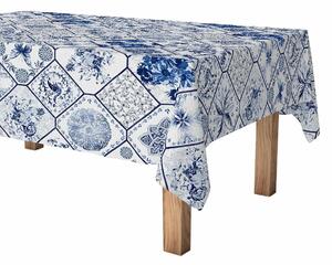 Tablecloth roll Exma Anti-stain Blue Ceramic 140 cm x 25 m