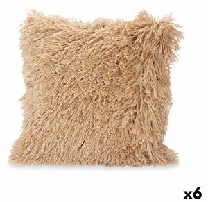 Cushion Beige Cotton Polyester 45 x 2 x 45 cm (6 Units)