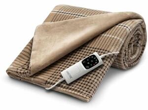 Electric Blanket IMETEC 16936 Brown Velvet