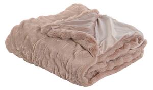 Blanket Home ESPRIT Light Pink 220 x 240 x 1 cm