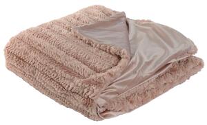 Blanket Home ESPRIT Light Pink 220 x 240 x 1 cm