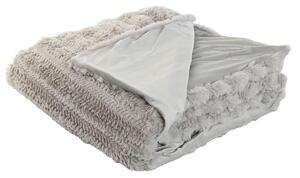 Blanket Home ESPRIT Light grey 220 x 240 x 1 cm