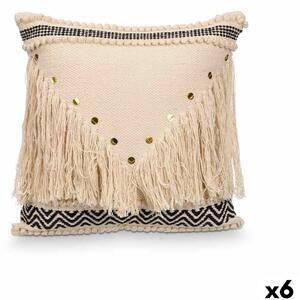 Cushion 4740 Black Natural 45 x 15 x 45 cm (6 Units)