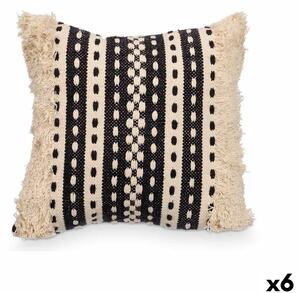Cushion 4737 Black Beige 45 x 15 x 45 cm (6 Units)