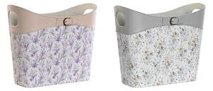 Magazine rack DKD Home Decor White Grey Lilac Light Pink Polyurethane 39 x 21 x 34 cm (2 Units)
