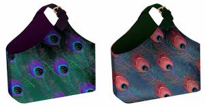 Magazine rack DKD Home Decor Polyester (2 pcs) (45 x 20 x 40 cm)