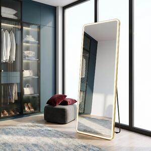 Mirror LED Classico 60x170cm Brush Gold