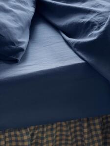 Blueberry Linen Blend Fitted Sheet | Single | Piglet in Bed
