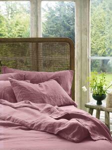 Raspberry 100% Linen Pillowcases (Pair) | Super King | Piglet in Bed