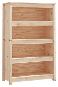 Book Cabinet 80x35x126 cm Solid Wood Pine
