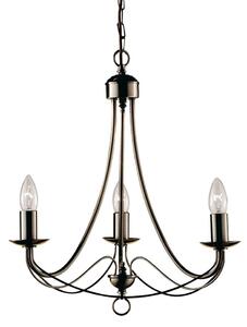 Searchlight 6343-3AB Maypole 3 Light Ceiling Pendant Fitting