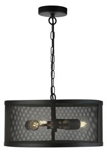 Searchlight 12483-3BK Fishnet 3 Light Ceiling Pendant Light In Matt Black