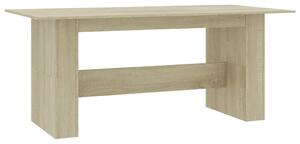 Dining Table Sonoma Oak 180x90x76 cm Engineered Wood