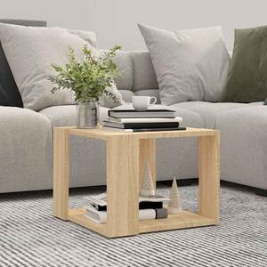 Baina 40cm Square Wooden Coffee Table - Sonoma Oak