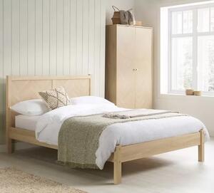 Helena Wooden Double Bed In Oak