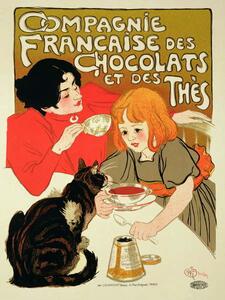 Fine Art Print Poster Advertising the French Company of Chocolate and Tea, Steinlen, Theophile Alexandre