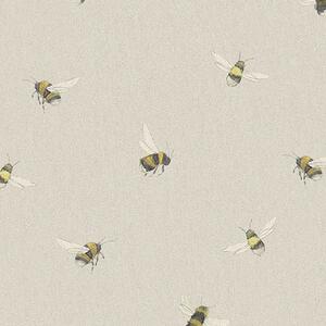 Voyage Maison Busy Bees Printed Fabric Linen