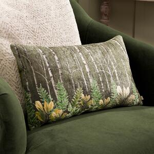 Kielder Forest Haldon Chenille 30cm x 50cm Filled Boudoir Khaki