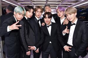 Photography South Korean boy band BTS at 61st Annual GRAMMY Awards, John Shearer