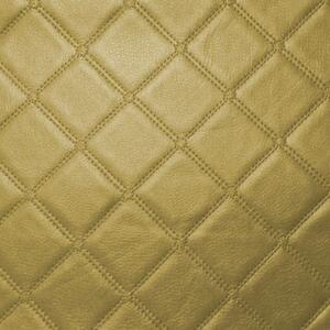 Trellis Vinyl Embossed Upholstery Fabric Gold