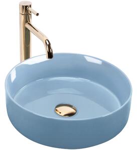 Countertop Basin Rea SAMI L.BLUE SHINY