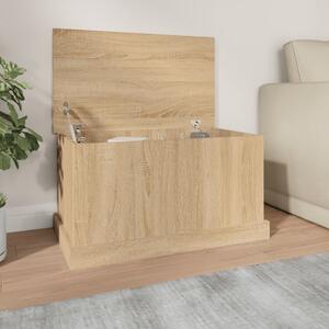 Storage Box Sonoma Oak 70x40x38 cm Engineered Wood