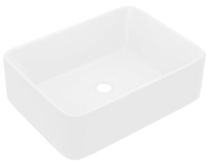 Luxury Wash Basin Matt White 41x30x12 cm Ceramic